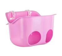 Kids Bike Basket, Secure Straps Doll Seat, 8.27×5.91×5.51 Inches Multifunctional Bicycle Bench for Dolls, Compatible With Tricycles, Balance Bikes & Strollers