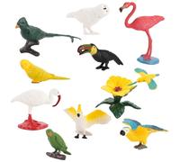 Kids Bird Model Toucan Science Education Ornaments Solid Simulation Toy