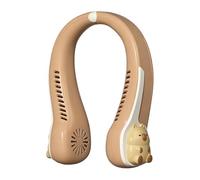 Kids Bladeless Neck Fan - Balanced 325g Secure Design, Quiet 3-Speed Airflo