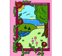 Kids Blank Sketchbook 200 Sheets: For little artists - ideal with colored pencils and graphite pencils. Non-perforated sheets