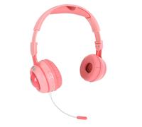 Kids Bluetooth Headphones with RGB Lights, 15H Playtime, Pink