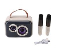 Kids Bluetooth Karaoke Machine con luci colorate altoparlanti microfono wireless portatili per bambini per festa addominali incorporati nella batteria 2000 mah