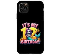 Kids Boo It's My 5th Birthday Girl Cute Ghost Halloween Custodia per iPhone 11 Pro Max