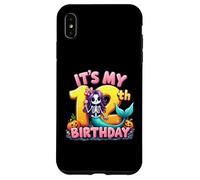 Kids Boo It's My 5th Birthday Girl Cute Ghost Halloween Custodia per iPhone XS Max