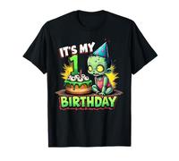 Kids Boo It's My 6th Birthday Girl Cute Ghost Halloween Maglietta