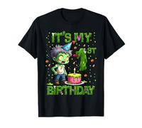 Kids Boo It's My 6th Birthday Girl Cute Ghost Halloween Maglietta