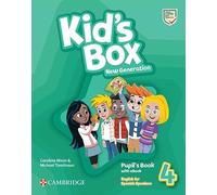 Kid's Box New Generation Level 4 Book + Ebook English for Spanish Speakers