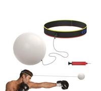 Kids Boxing Reflex Ball with Headband, Agility and Reaction Speed Trainer | Adjustable Headband for Custom Comfortable Fit, Inflatable PVC Foam Ball for Safe Home and Gym Training, Improves Hand-Eye