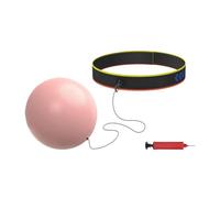 Kids Boxing Reflex Ball with Headband, Agility and Reaction Speed Trainer | Adjustable Headband for Custom Comfortable Fit, Inflatable PVC Foam Ball for Safe Home and Gym Training, Improves Hand-Eye