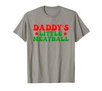 Kids Boys Girls Daddy's Little Meatball Funny Food Pun Maglietta