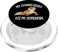 Kids Boys Girls Reptile Lover Pet Leopard Gecko Ate Homework PopSockets PopGrip per MagSafe