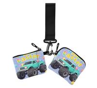 Kids Boys Happy Easter Monster Truck Easter Eggs Toddler Dual Wristlet