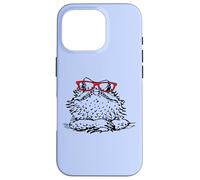 Kids Boys Tiny Dinosaur Nerdy Glasses Bearded Dragon Lover Custodia per iPhone 16 Pro