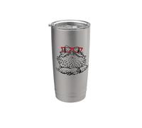Kids Boys Womens Tiny Dinosaur Glasses Bearded Dragon Lover Bicchiere termico in acciaio inox doppia parete