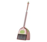 Kids Broom Set, Children Cleaning Tools, Little Dustpan Combo, Lightweight Pressure Design, Educational Activity Use, Size 18.5x13x56cm/7.28x5.12x22.05 Inches Multicolor 1 Set, for Home Kindergarten