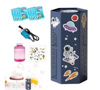 Kids Bubble Blower - Automatic Foam Maker, Interactive Outdoor Toy, Creative Gift Device, Fun Celebration Accessory | Boys Girls Party Use, Holiday Decoration Activity, Garden Play Experience, Family