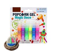 Kids Bubble Drawing Pens - 3D Bubble Pen | 6 Pieces Colorful Handmade