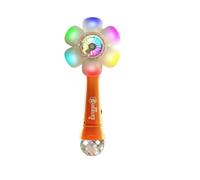 Kids Bubble Machine, Flower Bubble Maker, Handheld Automatic Sunflower Blowing Toy with LED Light Effects for Kids Outdoor, Garden, Birthday, Beach, Party Play, Boys and Girls, 4.84x3.82x12.13 inch