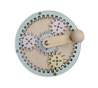 Kids Busy Board Manovella Gear Motor Skill Materiale Fai da Te Early Teaching Activity for Children Aereo in età prescolare Giocattoli da