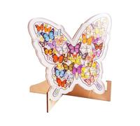 Kids Butterfly Puzzle Toy - Wooden Educational Learning Decoration