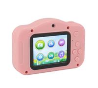 Kids Camera Toys, 40MP 1080P HD Dual Lens 2 Inch IPS Screen MP3 Music Playing Small Compact Digital Camera for Christmas Birthday Gift (pink)