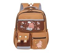 Kids Capybara Zackpack - BASSI CINETTO CINE CAPYBARA PASSO DI CAPYBARA | Zaino Da Viaggio Impermeabile A Grande Capacità Leggero | Organizzatore Di Cartoleria Di Design Di Cinghie Comode Per Matite, S