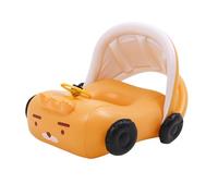 Kids Car Pool Float, Ride on Float with Sunshade, Comfort Swimming Floater, Group Beach Activities, Portable Water Play Equipment for Family, Friends, Fun Summer Enjoyments