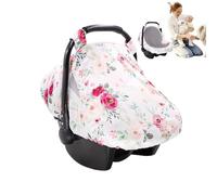 Kids Car Seat Cover, Travel Carrier, Kick-Proof Nursing Cover, 2-Layer Window Protection, Soft Breathable Fabric, Ideal For Boys, Girls, Fit