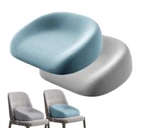 Kids Chair Booster, non Slip Cushion, Regolabili Straps Bottom Detachable Cotton Booster Cushion, Dining Seat Pad for Childern Mealtime and Activities, 13,78 x 14,96 x 2,36 Inches