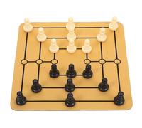 Kids Chess Set, Strategy Board Game, Wooden Ancient Rome Design, Educational Toy 9.45x9.45 Inches for Preschool Learning, Family Fun Game, for Childrens and Adults