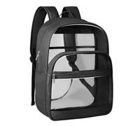 Kids Clear Bookbag PVC Waterproof Padded Adjustable School Backpack