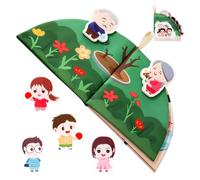 Kids Cloth Crinkle Book - Sensory Touch & Match | Tear Resistant Toy