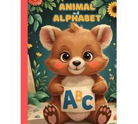 Kid's Coloring and Tracing Book: Color Animals and Trace letters for fun and learning, Easy coloring