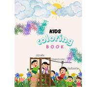 Kids coloring book: ABC’s , Animals & numbers