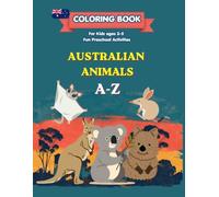 Kids Coloring Book: Australian Animals A-Z