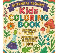 Kids Coloring Book: Botanical Alchemy: Magical Plant Formulas & Herbal Lore, Relaxation, Comfy And Cozy: Kids Coloring Book with magical plants, fancy potions etc. Cute, Comfy and Relaxing