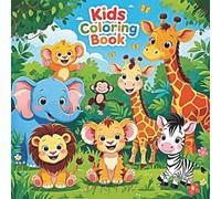 Kids Coloring Book for Adults - Bold - Easy - Livro de Colorir Adulto