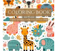 Kids Coloring Book for the Little Ones: Play and have fun coloring different shape of animals