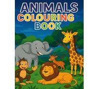 Kids Coloring Book: Fun with Animals | Ages 3-5 | Early Learning through Art