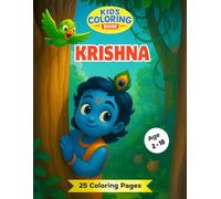 Kids Coloring Book: Krishna: Hindu God: Krishna