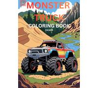 Kids Coloring Book Monster Truck: Color it and ride it along..!