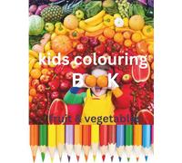 Kids Coloring Book: Vegetable and fruit