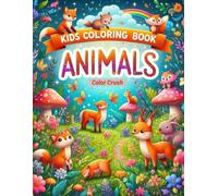 Kids Coloring Book: Vibrant Magical and Easy Coloring Book for Kids | 24 High Quality Print Coloring Pages of animals and Birds