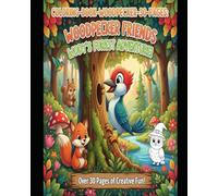 Kids coloring books: children woodpicker colouring book