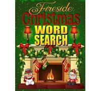 Kids Coloring Books Fireside Christmas Word Search (Tascabile)