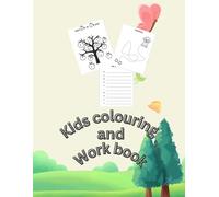 Kids colouring and work book
