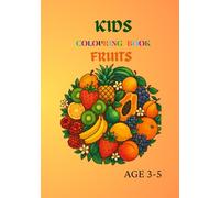 Kids colouring book: Fruits