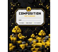 Kids Composition Notebook | Yellow Theme Composition Notebook Gamer: Wide-Rules - 110 Pages: Video Game Theme, Creative Writing Gifts Journal