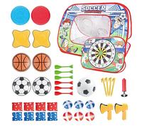 Kids Cornhole Game Set, Foldable Toss Board, Interactive Play Design, Lightweight Portable Build, Ideal for Boys and Girls Ages 3-8, Indoor Outdoor Fun, 32.28x23.62x20.47 Inches