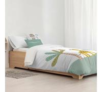 Kids&Cotton Copripiumino Jeddah Big Bianco Menta 180 x 240 cm